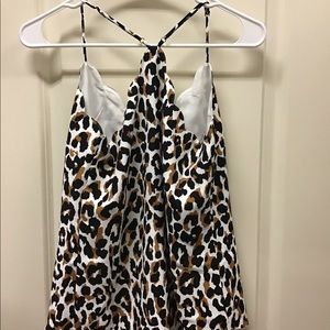 JCREW leopard print cami top